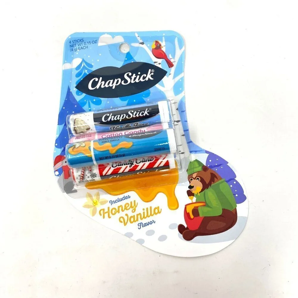 Chapstick Honey Nourish Lip Balm Honey Vanilla/Candy Cane/ Icing/ Cotton Candy